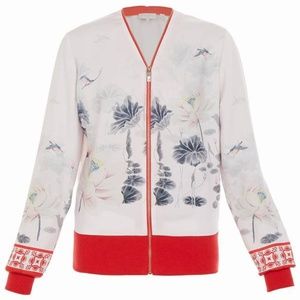Ted Baker Lake of Dreams Zip Up Cardigan